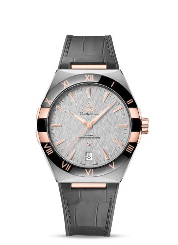 Omega Constellation Master Chronometer 41 Stainless Steel / Sedna Gold / Ceramic / Grey